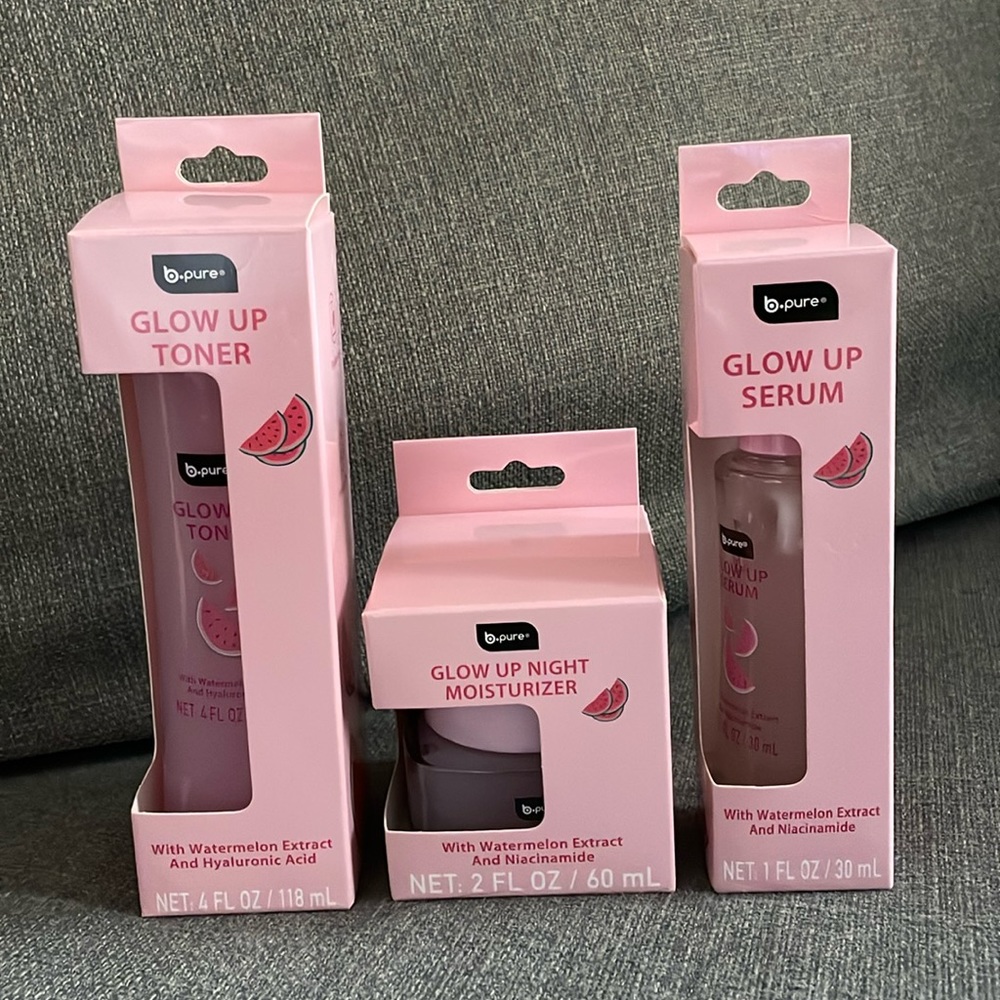 Bpure watermelon glow skin care set